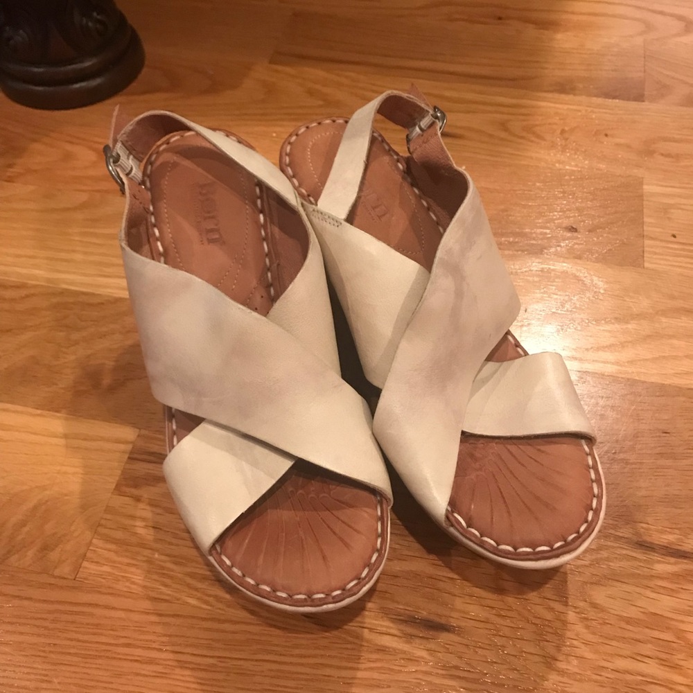 Born wedge sandal